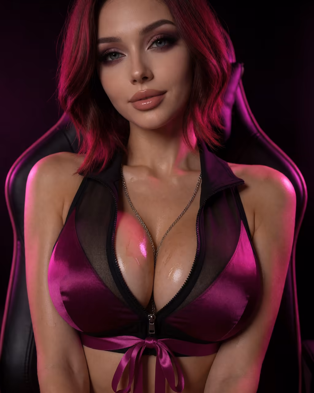 ai hardcore porn — a character portrait shot in a piercing setting